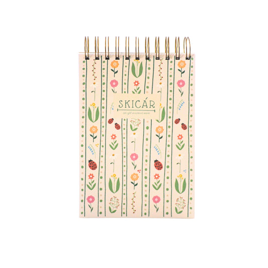 Skicár A5 - kvetový