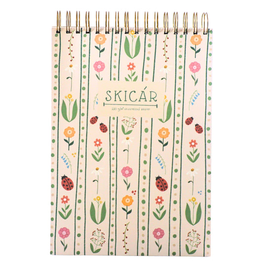 Skicár A4 - kvetový