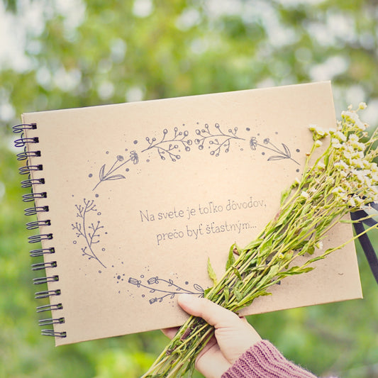 rucne vrobeny fotolbum recyklovany