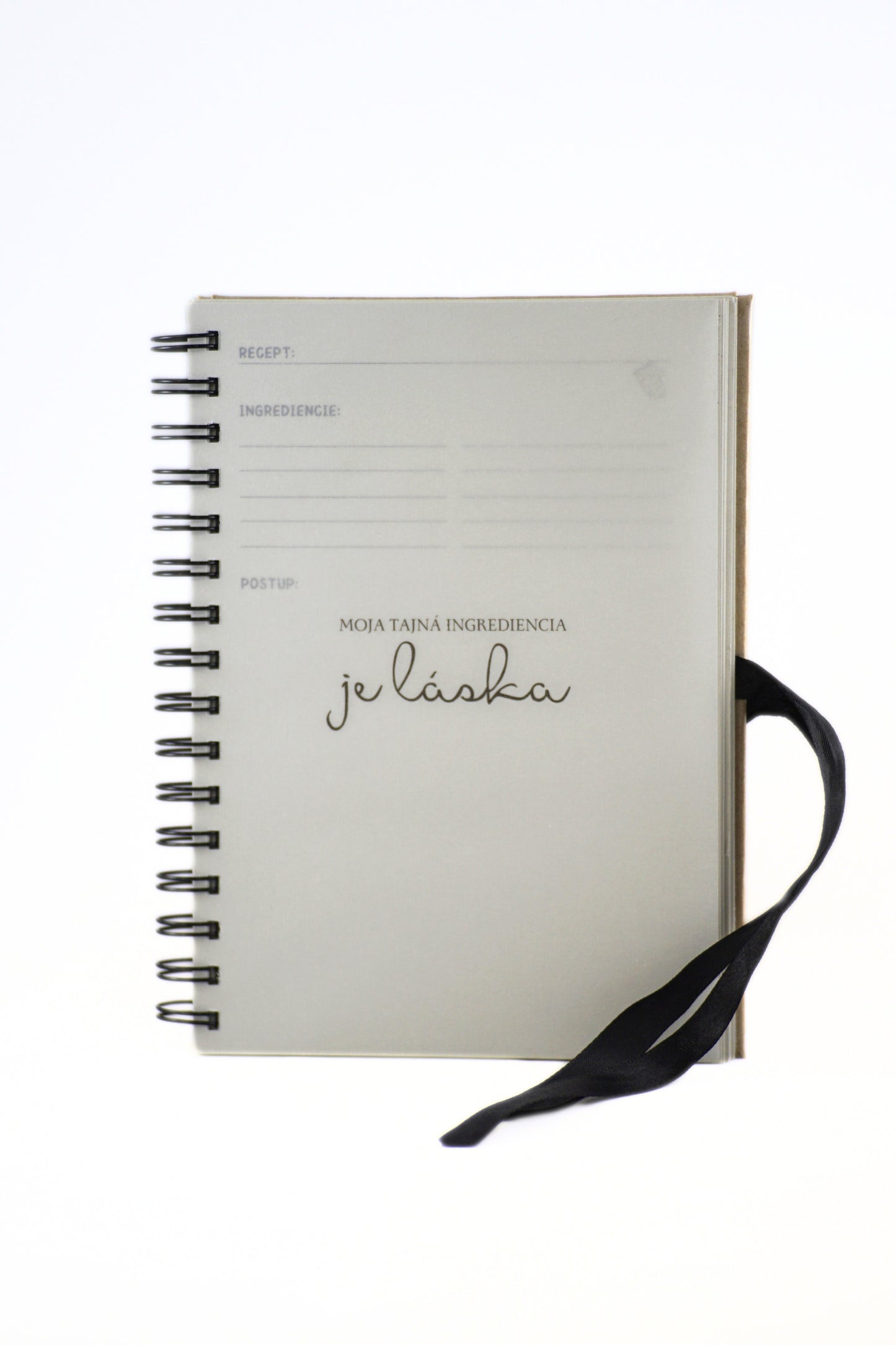 rucne vyrobeny zapisnik na recepty