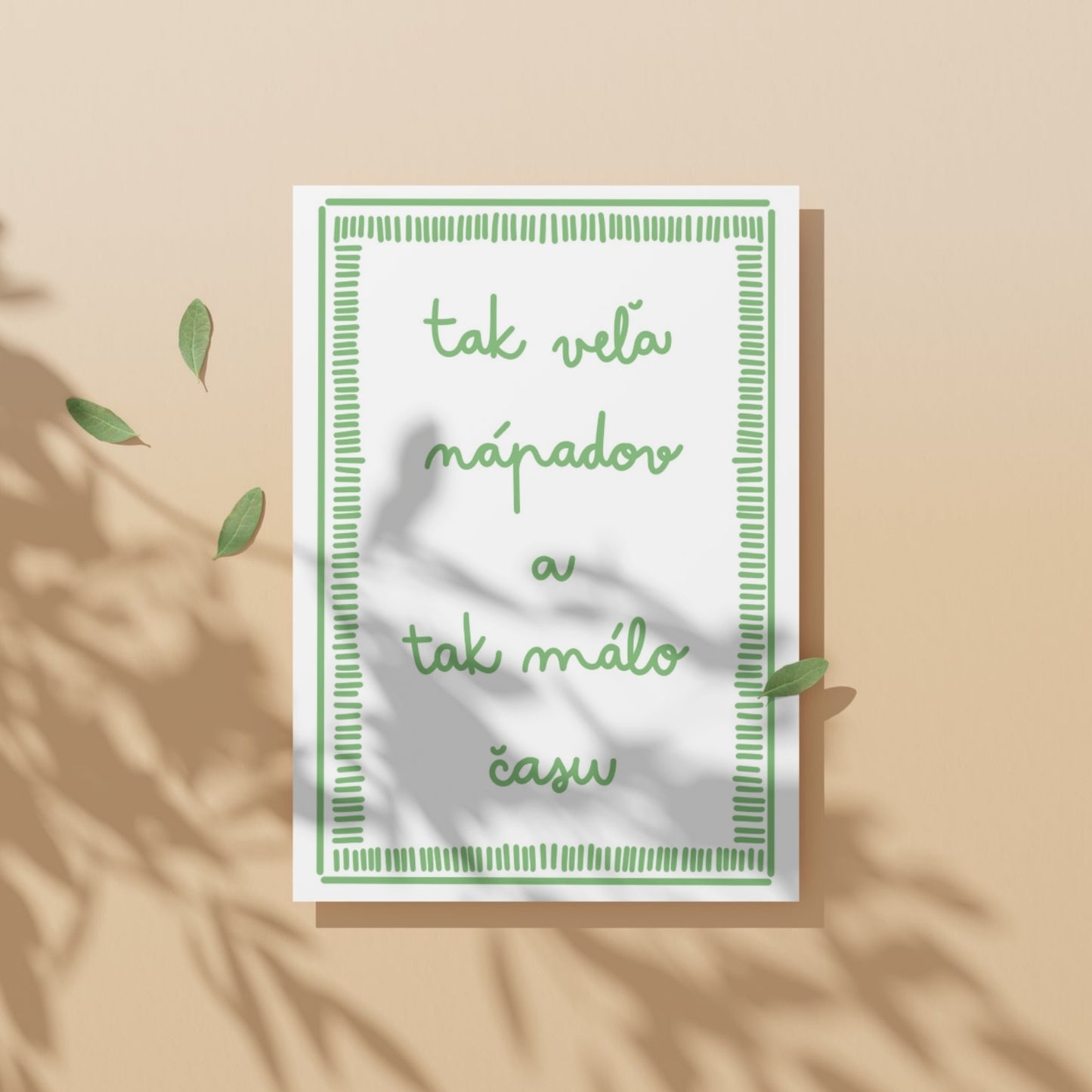 Plagát - Tak veľa nápadov a tak málo času