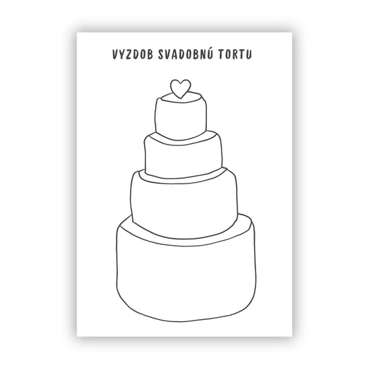 Svadobné omaľovánky