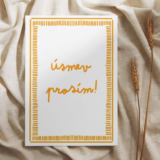 Plagát - Úsmev prosím!