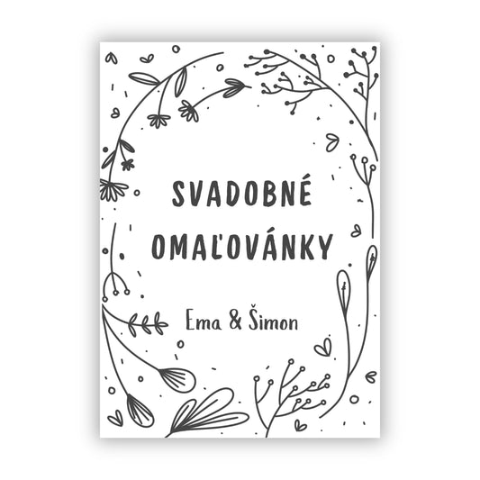 Svadobné omaľovánky