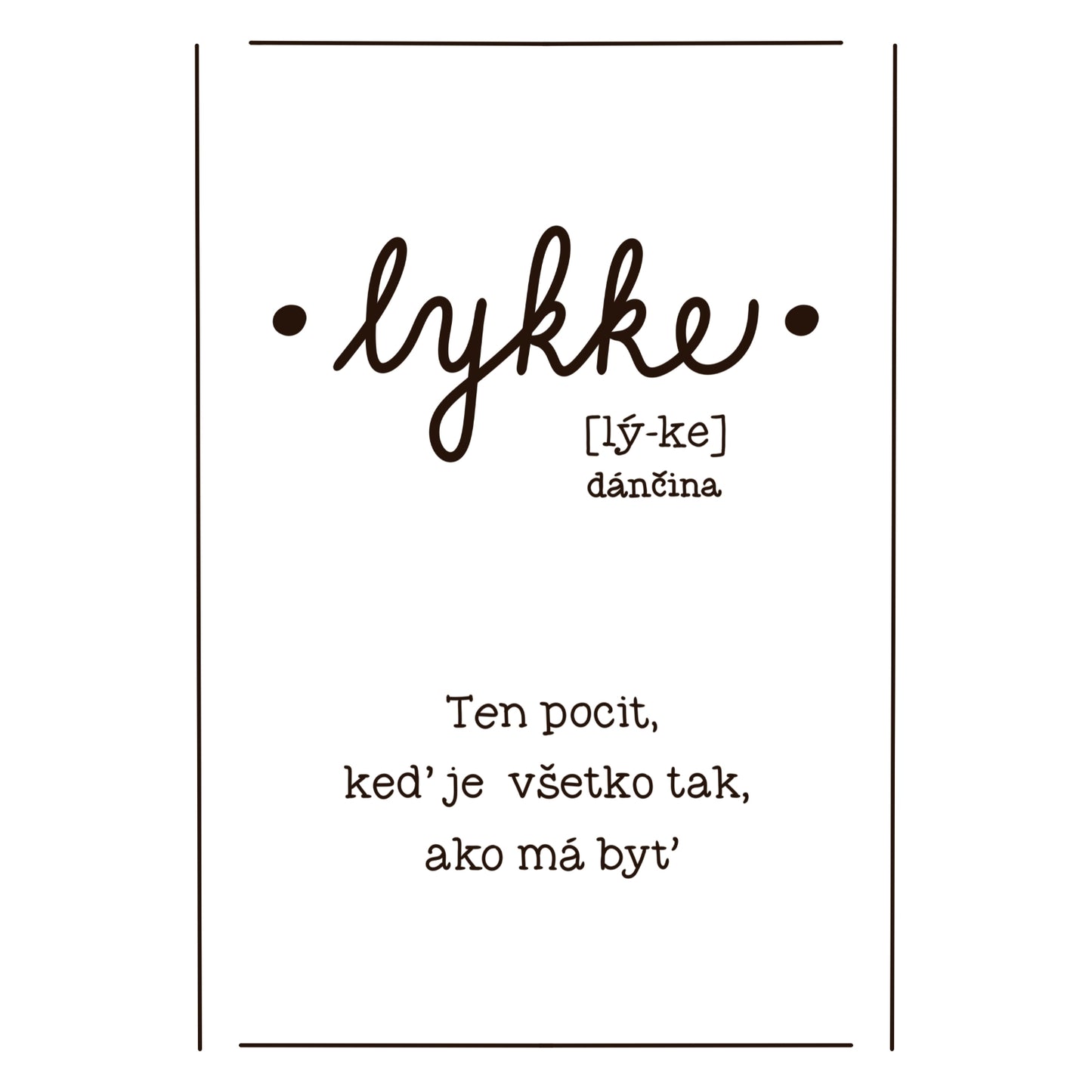 Plagát - Lykke