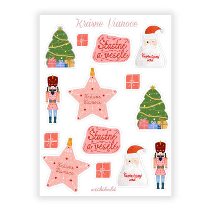 Vianočné nálepky
