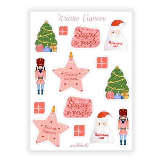Vianočné nálepky