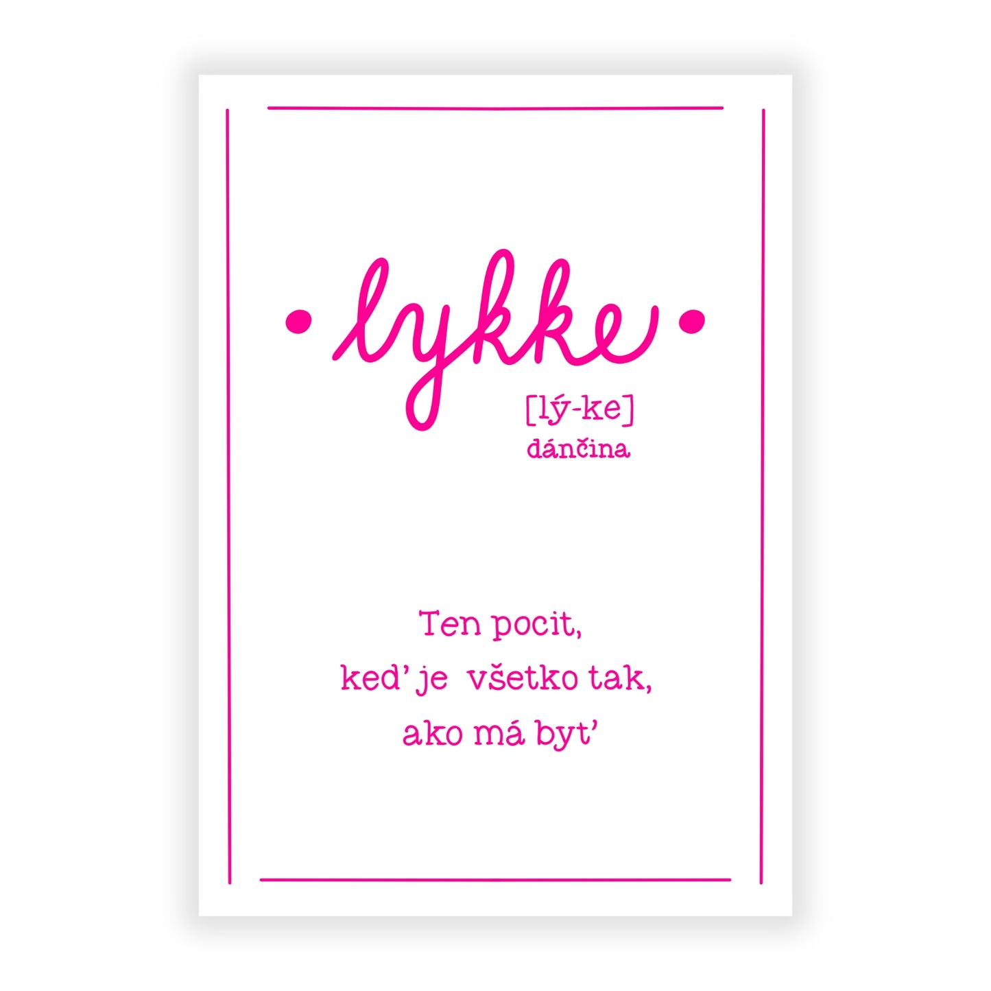 Plagát - Lykke