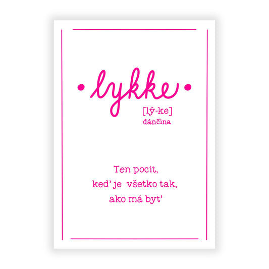 Plagát - Lykke