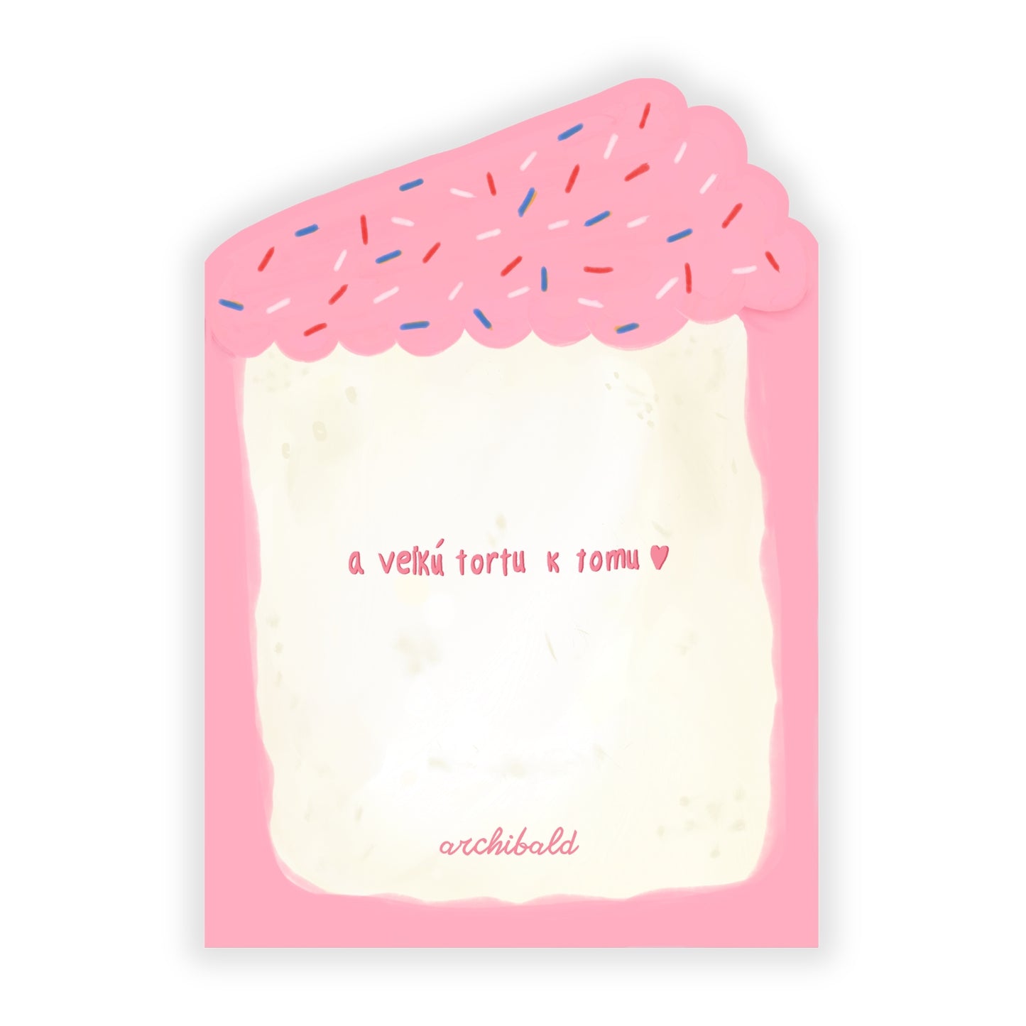 Prianie - Najkrajšie narodeniny torta ružová