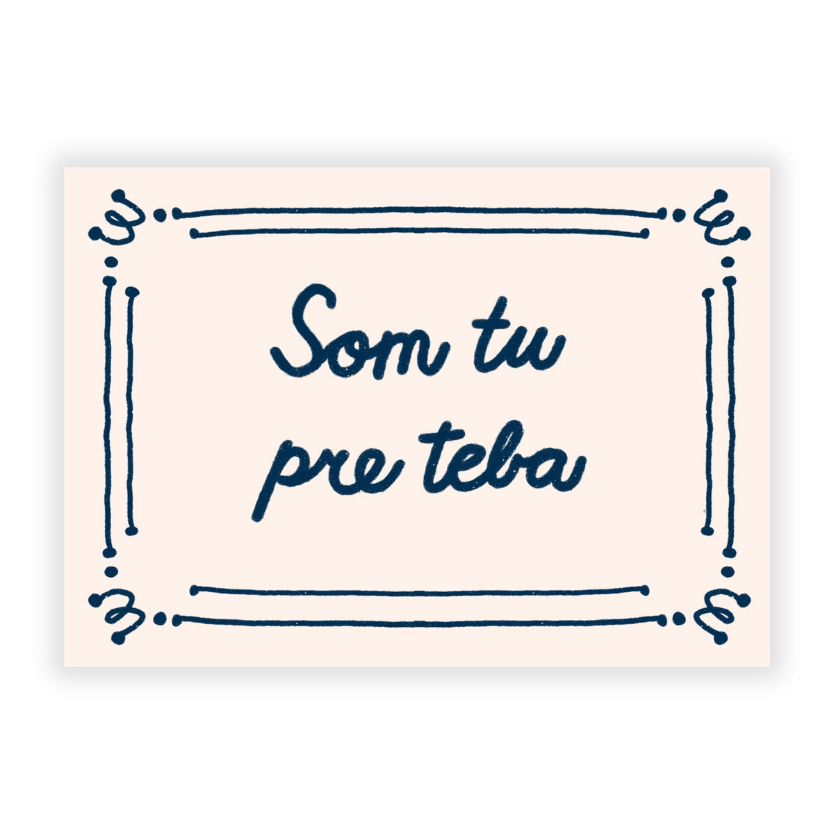 Pohľadnica - Som tu pre teba