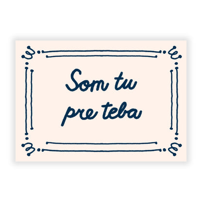 Pohľadnica - Som tu pre teba