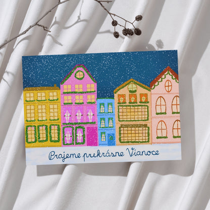 Pohľadnica - Prajeme prekrásne Vianoce