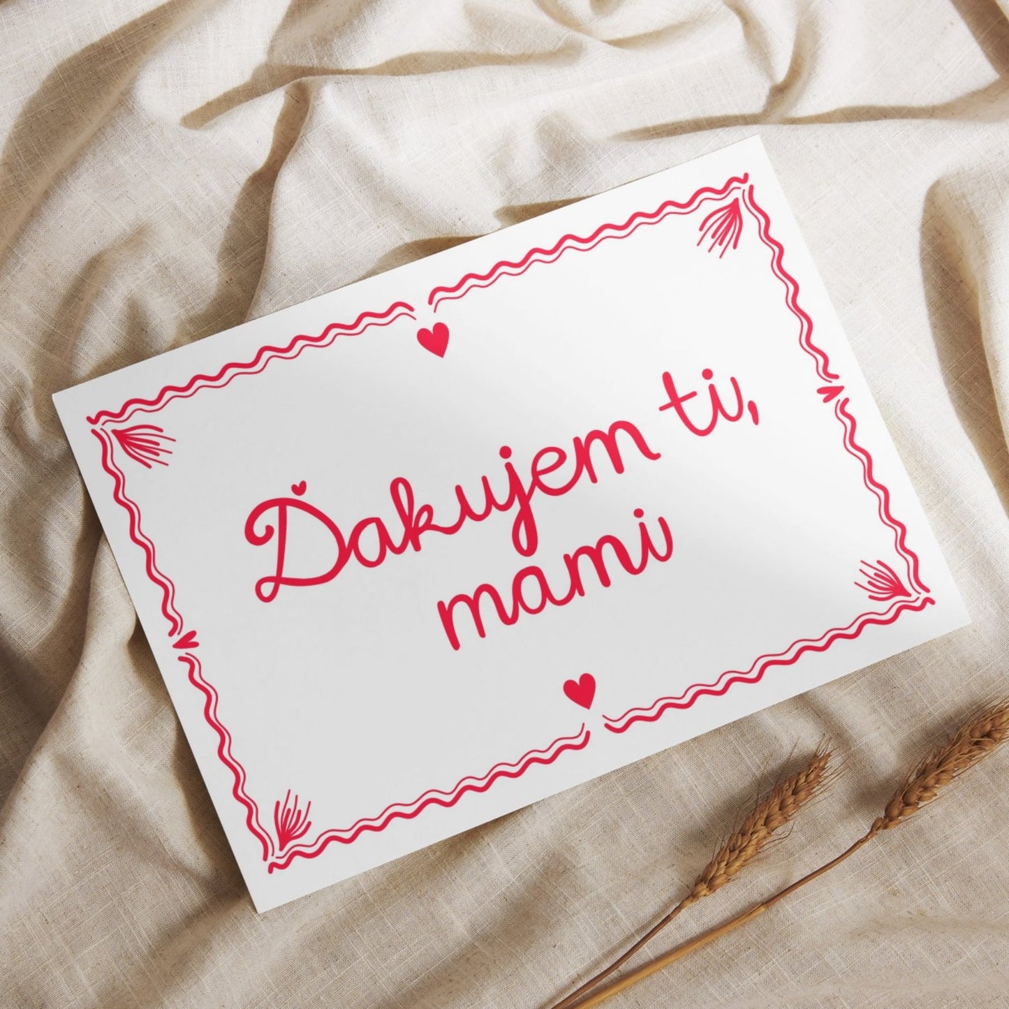 Pohľadnica - Ďakujem ti, mami
