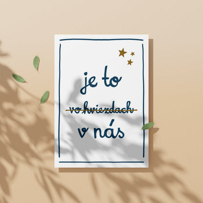 Plagát - Je to vo hviezdach