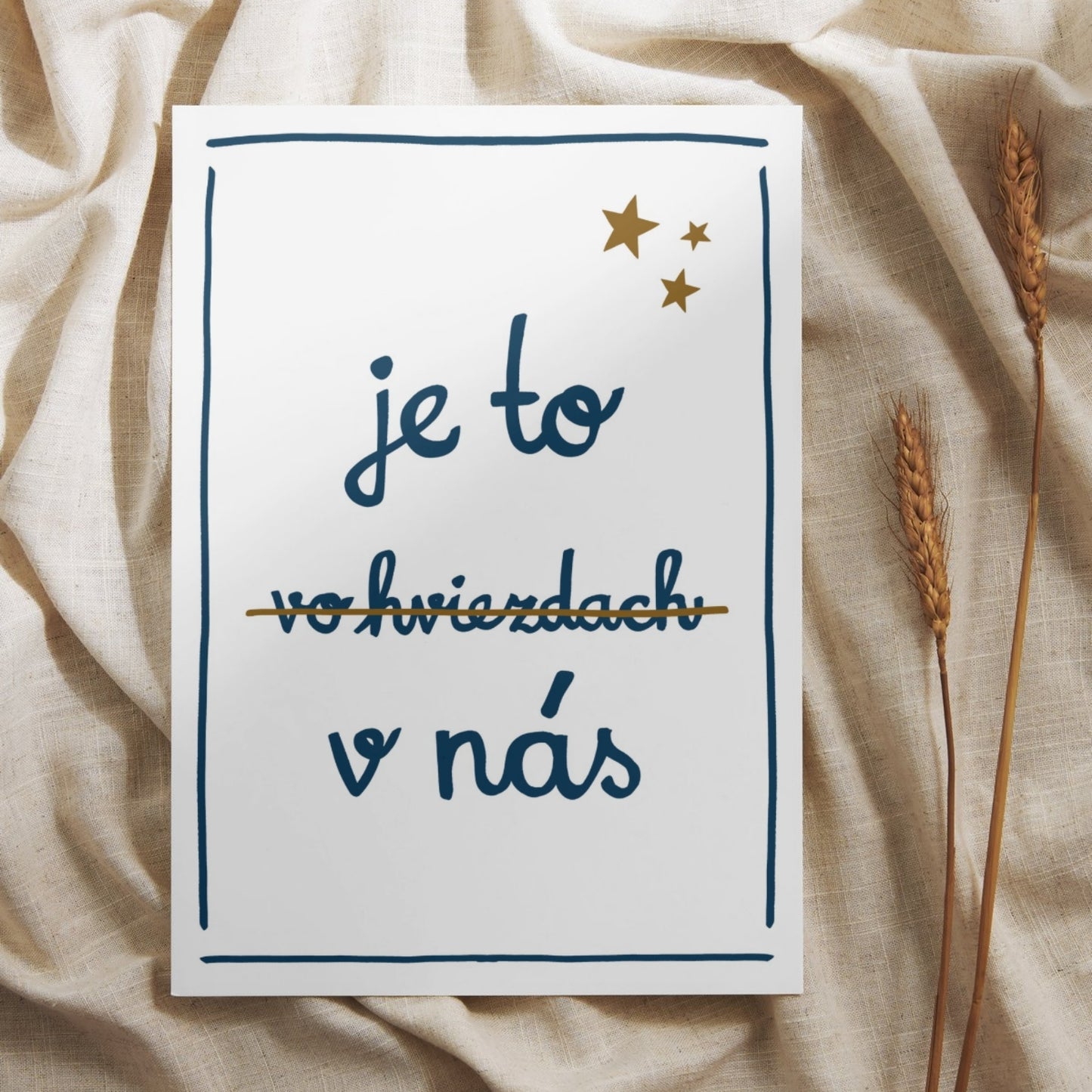 Plagát - Je to vo hviezdach