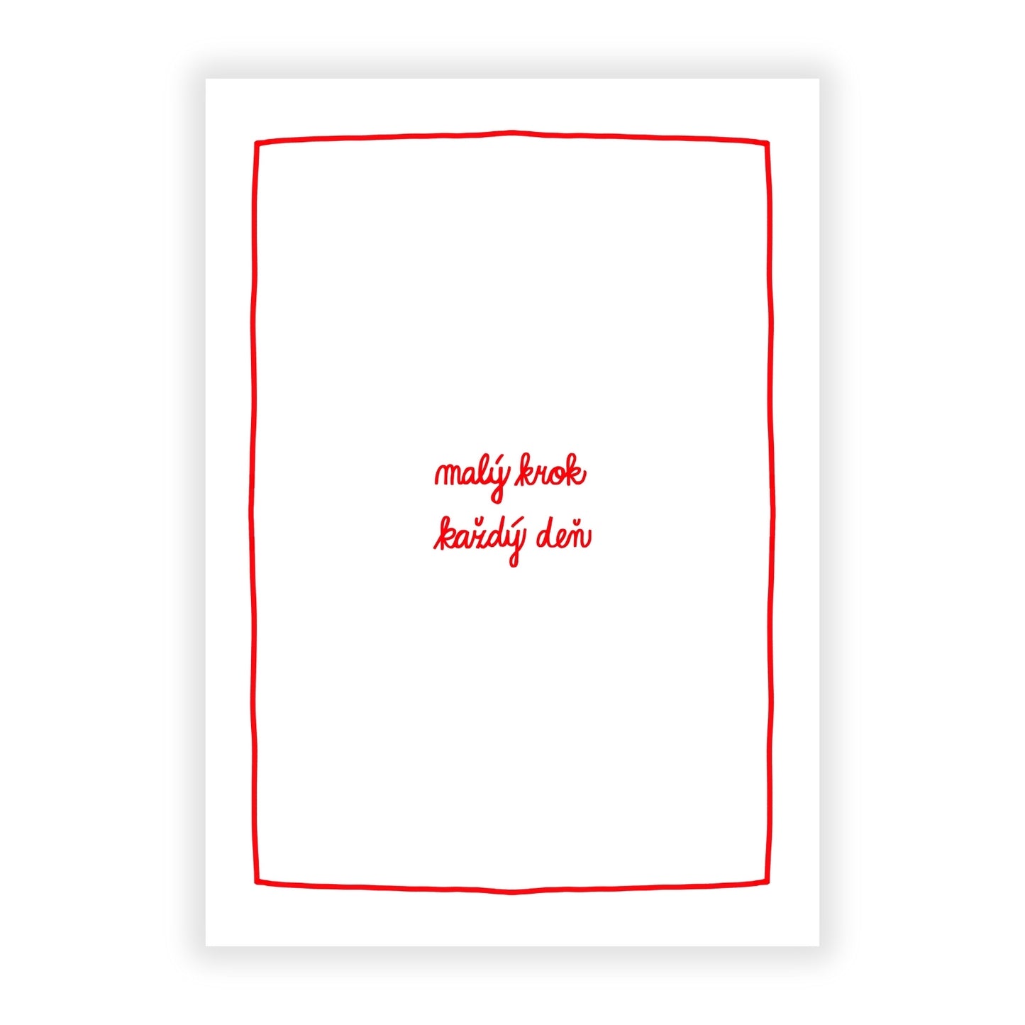 Plagát - Malý krok každý deň