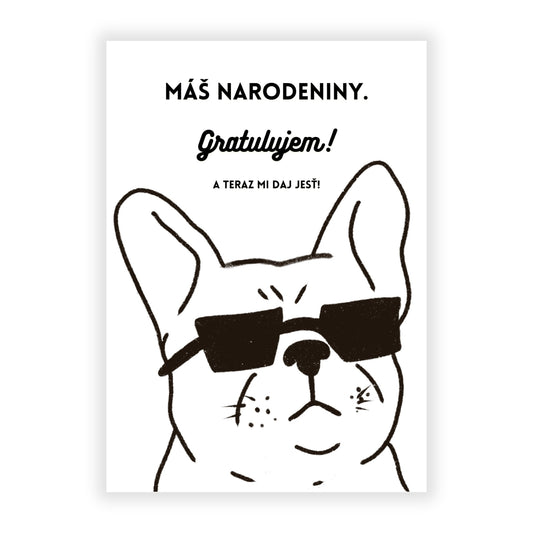 Prianie - Máš narodeniny. Gratulujem! - Pes