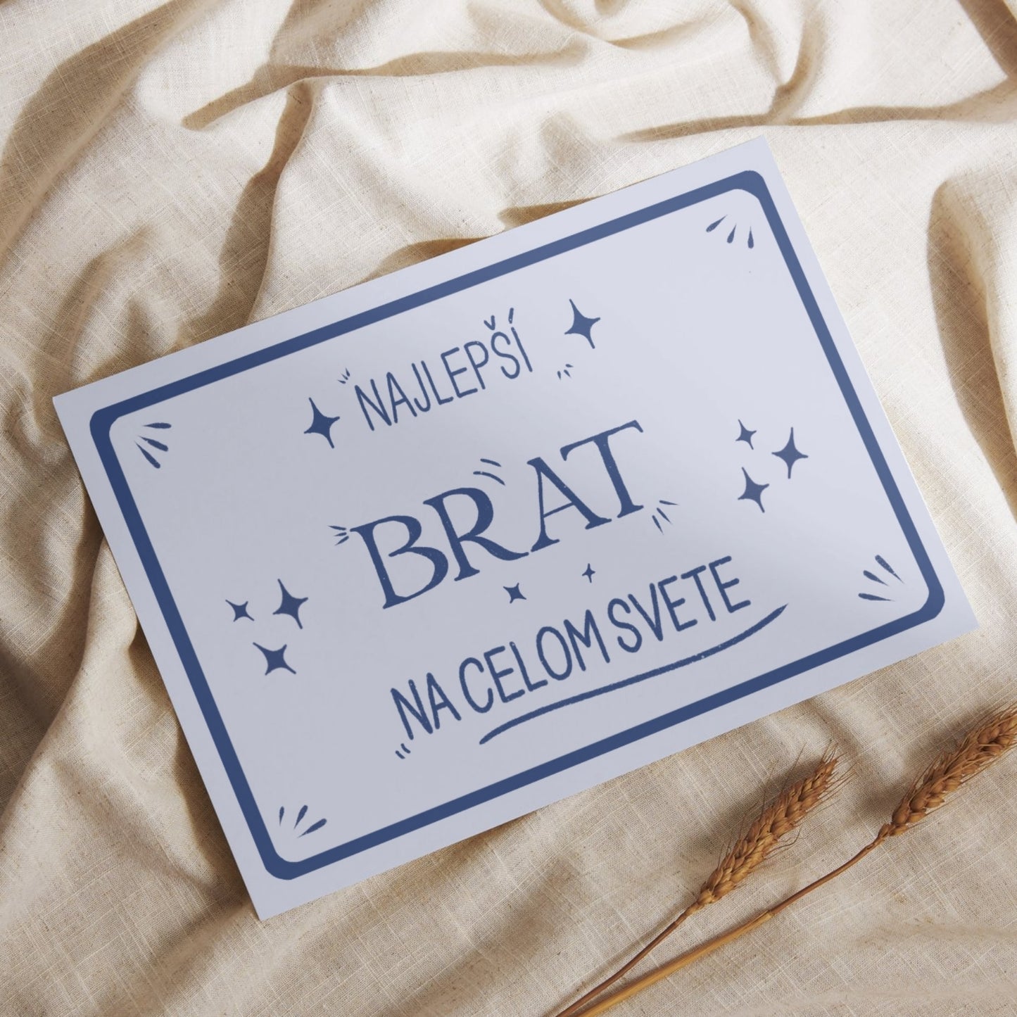 Pohľadnica - Najlepší brat na celom svete