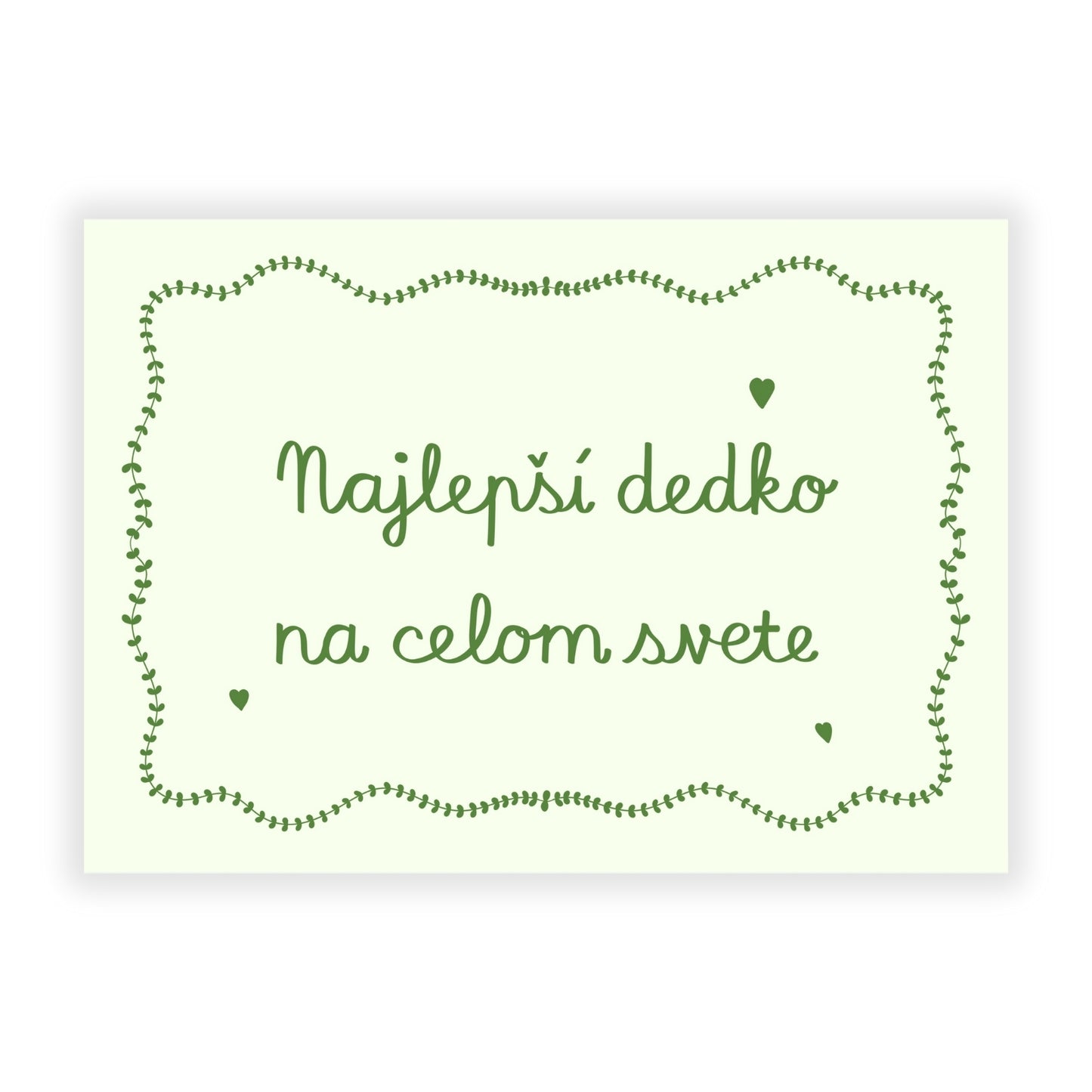 Pohľadnica - Najlepší dedko na celom svete