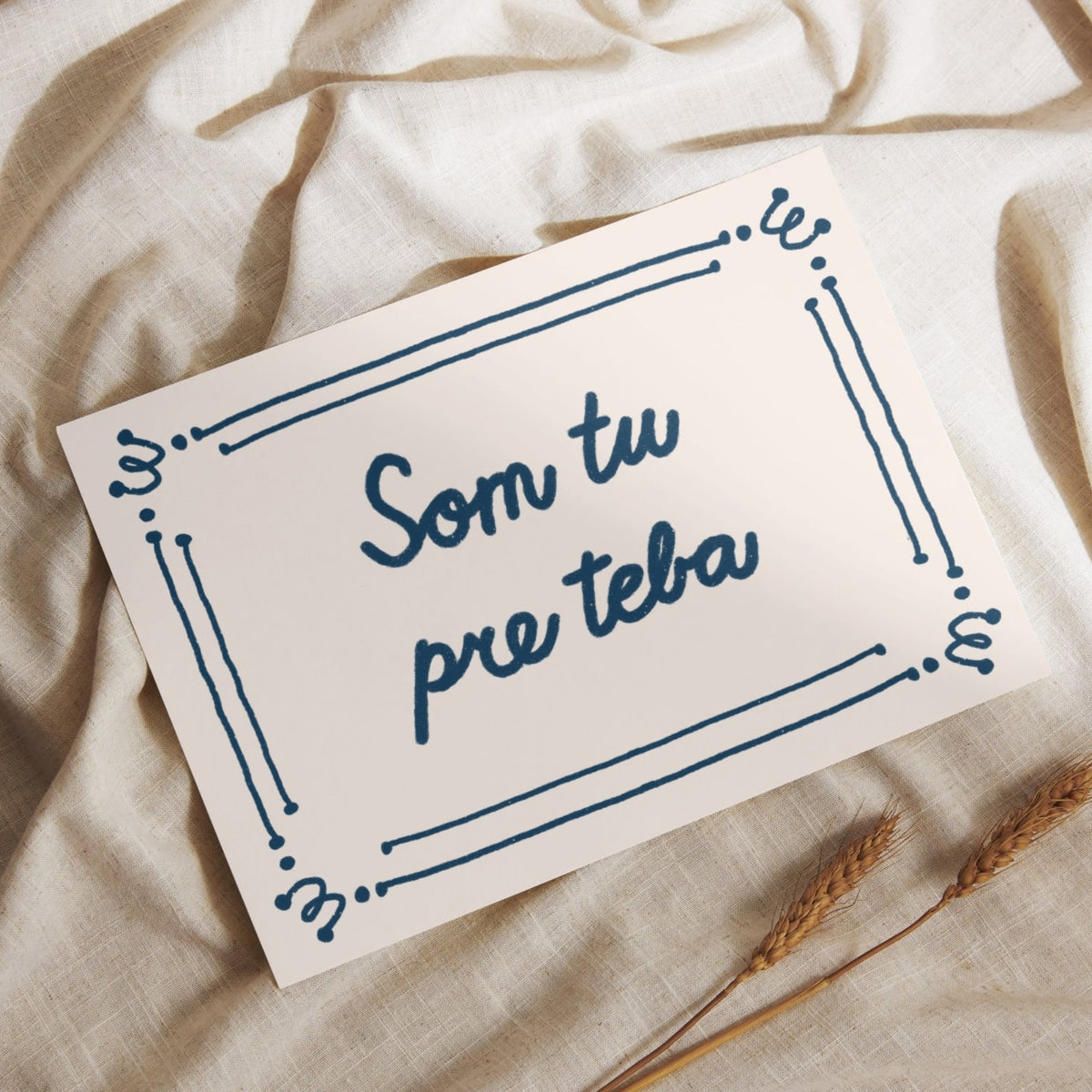 Pohľadnica - Som tu pre teba