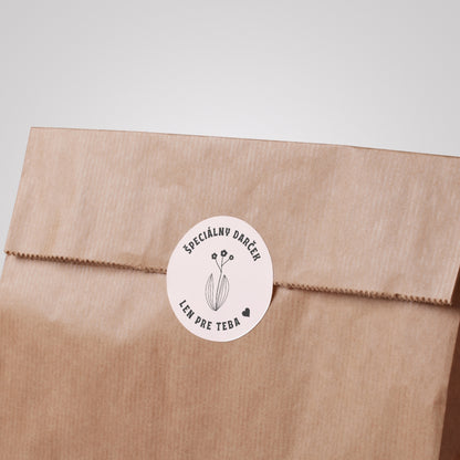 Nálepka - špeciálny darček len pre teba