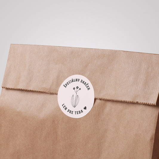 Nálepka - špeciálny darček len pre teba
