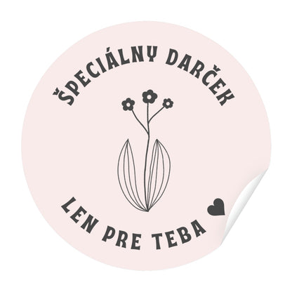 Nálepka - špeciálny darček len pre teba