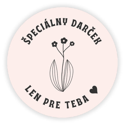 Nálepka - špeciálny darček len pre teba