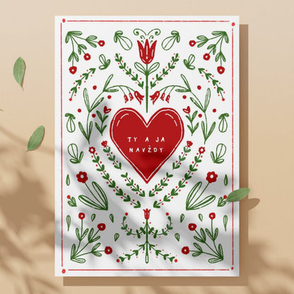 Pohľadnica - Ty a ja navždy