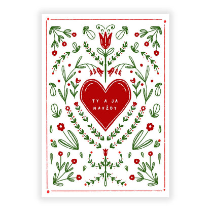 Pohľadnica - Ty a ja navždy