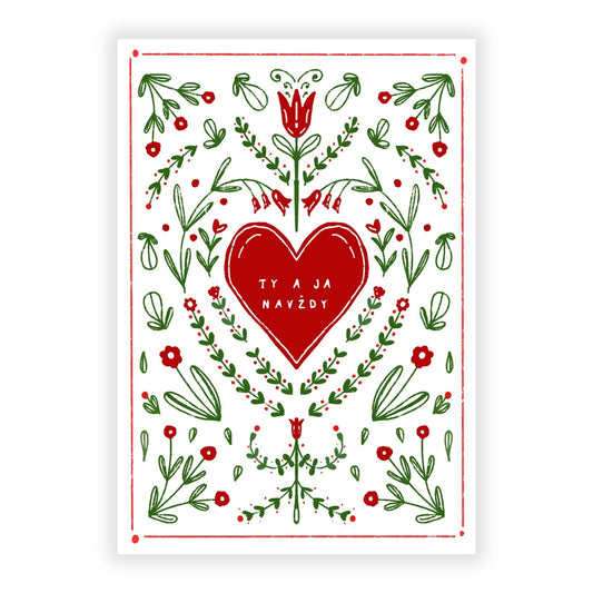 Pohľadnica - Ty a ja navždy