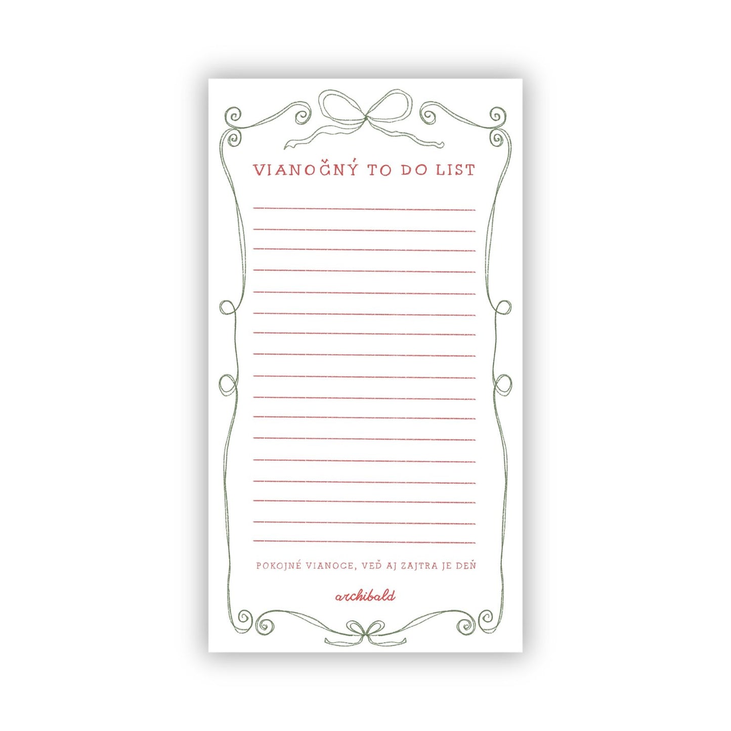 Vianočný to do list