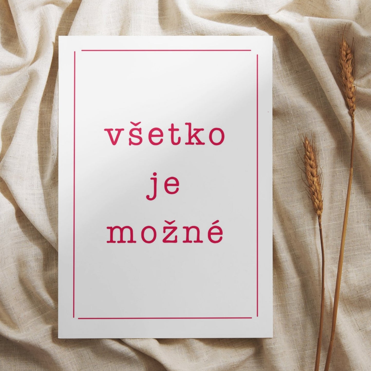 Plagát - Všetko je možné
