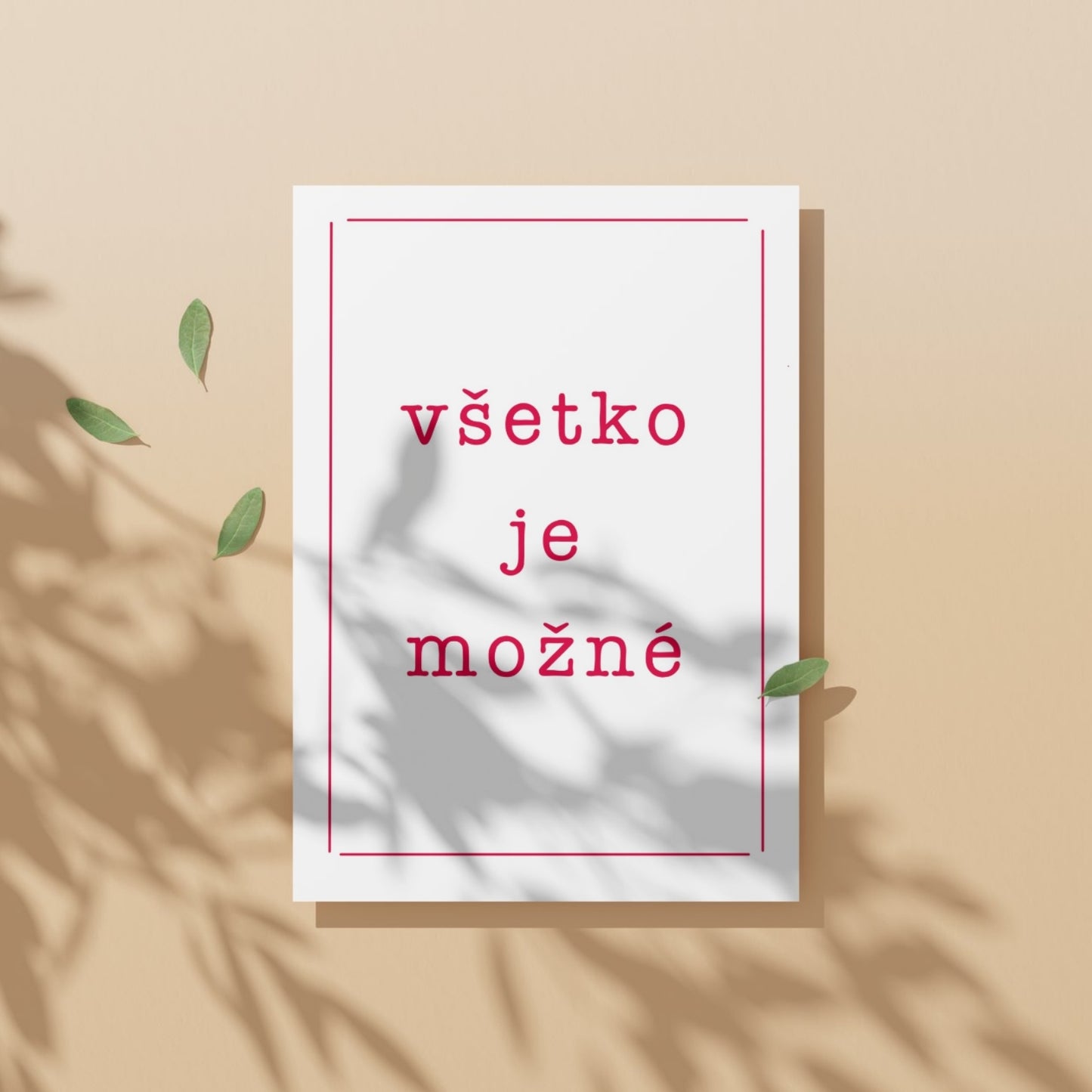 Plagát - Všetko je možné
